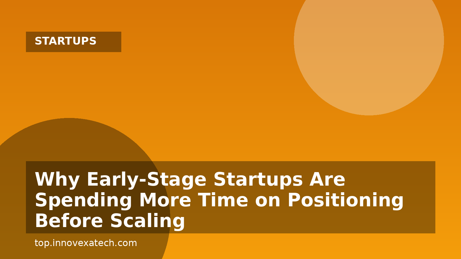 Why Early-Stage Startups Are Spending More Time on Positioning Before Scaling